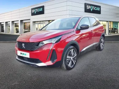 Usado Peugeot 3008 Allure 130 CV (95 kW) 2021 Rojo SUV
