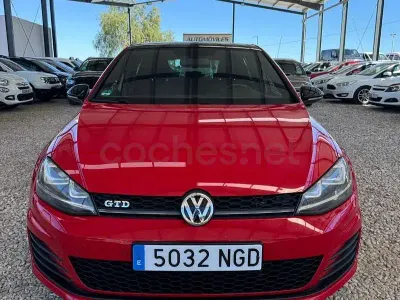 Usado VW Golf VII GTD 184 CV (135 kW) 2016 Rojo Berlina