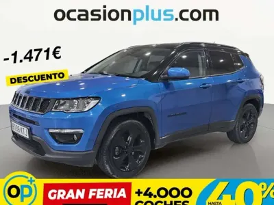 Usado Jeep Compass Night Eagle 140 CV (102 kW) 2019 Azul SUV