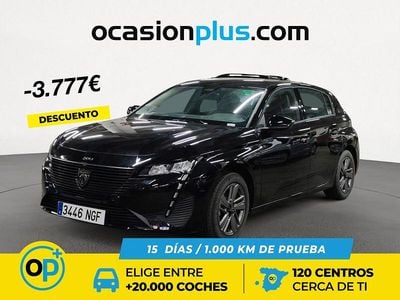 Usado Peugeot 308 Active 130 CV (95 kW) 2024 Negro Berlina