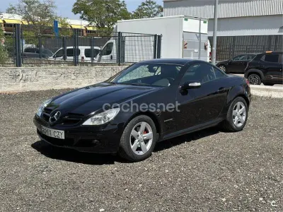 Usado Mercedes SLK200 163 CV (119 kW) 2004 Negro Descapotable