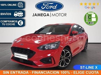 Rojo Usado 2021 Ford Focus ST-Line X Berlina | 17.490 € (Un poco caro)