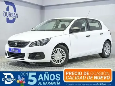Usado Peugeot 308 Active 100 CV (73 kW) 2020 Blanco Utilitario