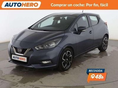 Usado Nissan Micra Acenta 92 CV (67 kW) 2022 Gris Utilitario
