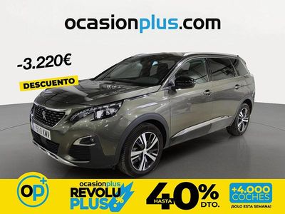 Usado Peugeot 5008 GT-line 130 CV (95 kW) 2018 Gris SUV