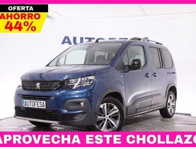 Usado Peugeot Rifter GT-line 130 CV (95 kW) 2019 Azul Monovolumen
