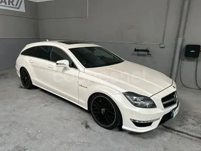 Usado Mercedes CLS63 AMG Shooting Brake AMG 525 CV (386 kW) 2012 Blanco Familiar