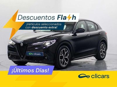 Negro Usado 2021 Alfa Romeo Stelvio Sprint SUV | 21.390 € (Buen precio)