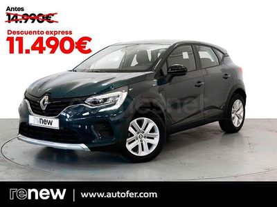 Usado Renault Captur Intens 100 CV (73 kW) 2021 Gris / plata SUV