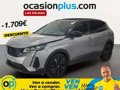 Usado Peugeot 3008 GT 131 CV (96 kW) 2023 Gris SUV