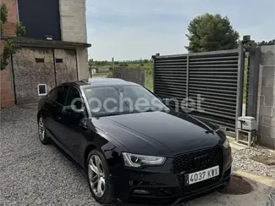 Usado Audi A5 Sportback S-Line 245 CV (180 kW) 2015 Negro Utilitario