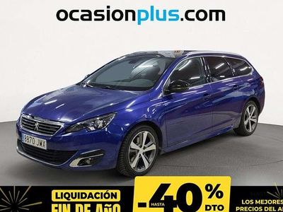 Azul Usado 2016 Peugeot 308 SW GT-line Familiar | 9990 € (Precio justo)