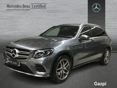 Usado Mercedes GLC250 AMG line 204 CV (150 kW) 2017 Gris / plata SUV