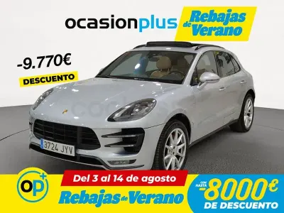 Usado Porsche Macan Turbo 400 CV (294 kW) 2017 Gris / plata SUV