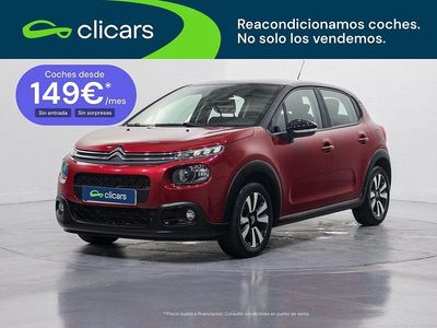Usado Citroën C3 Feel 110 CV (80 kW) 2018 Rojo Utilitario