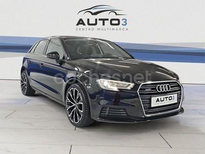 Usado Audi A3 150 CV (110 kW) 2017 Negro Berlina