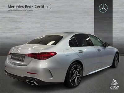 Usado Mercedes C220 AMG line 200 HP (147 kW) 2025 Cinzento Sedan