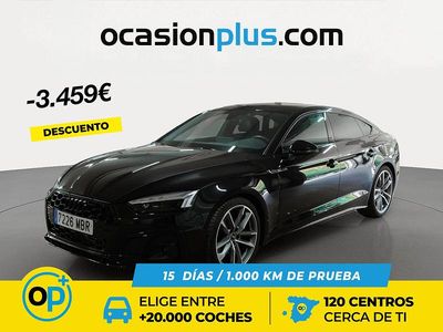 Usado Audi A5 150 CV (110 kW) 2022 Negro Coupe