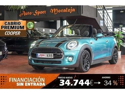 Usado Mini Cooper Cabriolet 136 CV (100 kW) 2018 Azul Descapotable