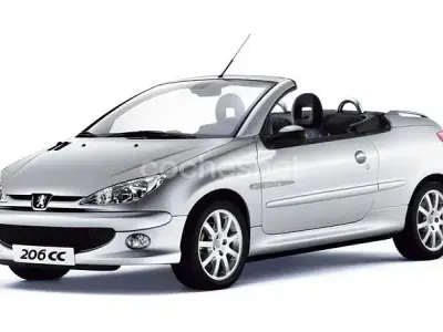 Usado Peugeot 206 138 CV (101 kW) 2002 Gris / plata Descapotable