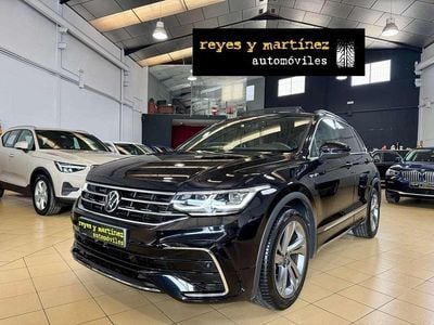 Usado VW Tiguan R-line 150 CV (110 kW) 2021 Negro SUV