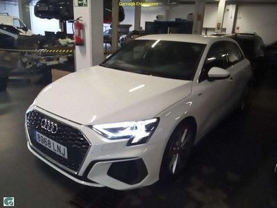 Usado Audi A3 Sportback S-Line 150 CV (110 kW) 2021 Blanco Utilitario