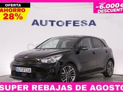 Usado Kia Rio GT-Line 120 CV (88 kW) 2020 Negro Berlina
