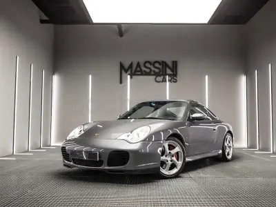 Usado Porsche 911 Carrera 4S 345 CV (253 kW) 2003 Gris / plata Coupe