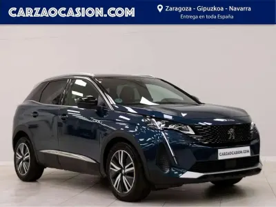Usado Peugeot 3008 GT 131 CV (96 kW) 2021 Azul SUV