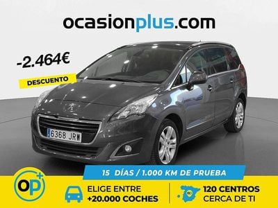 Gris Usado 2016 Peugeot 5008 Allure Monovolumen | 11.900 € (Un poco caro)