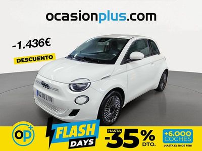 Usado Fiat 500e Icon 86 kW (118 CV) 2022 Blanco Utilitario