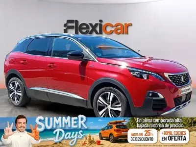 Usado Peugeot 3008 GT-line 130 CV (95 kW) 2017 Rojo SUV