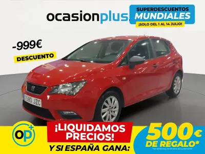 Usado Seat Ibiza Reference 75 CV (55 kW) 2017 Rojo