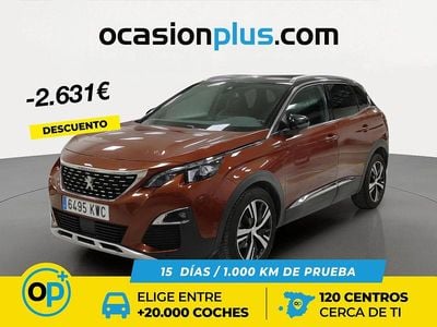 Usado Peugeot 3008 GT-line 130 CV (95 kW) 2019 Marrón SUV