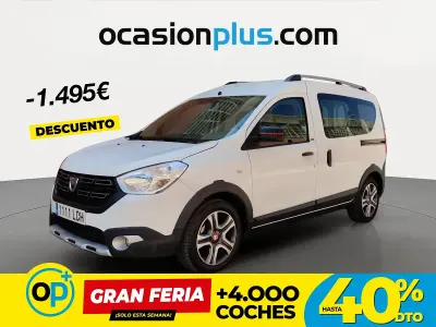 Usado Dacia Dokker 131 CV (96 kW) 2019 Blanco Monovolumen