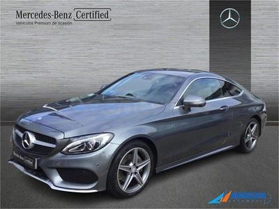 Usado Mercedes C220 170 CV (125 kW) 2016 Gris / plata Coupe