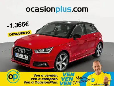 Usado Audi A1 S-Line 95 CV (69 kW) 2017 Rojo Utilitario