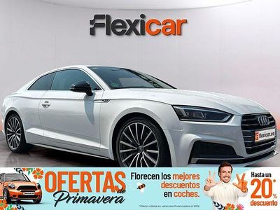 Usado Audi A5 190 CV (139 kW) 2017 Blanco Coupe