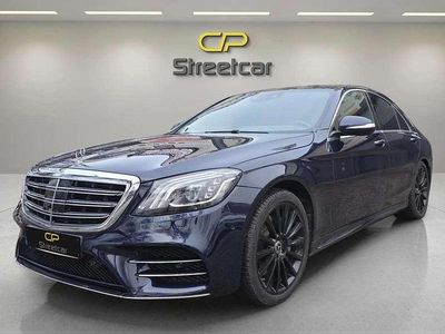 Usado Mercedes S350 286 CV (210 kW) 2018 Azul Berlina