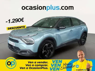 Usado Citroën C4 Feel 131 CV (96 kW) 2021 Azul Utilitario