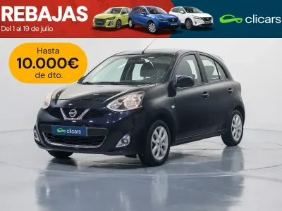 Usado Nissan Micra Acenta 80 CV (58 kW) 2017 Negro Utilitario