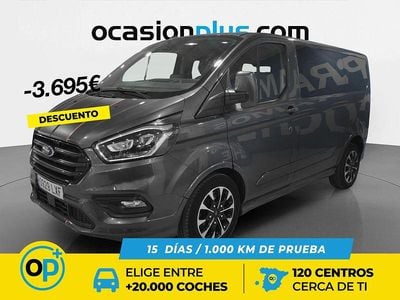 Gris Usado 2022 Ford Transit Custom Sport Familiar | 40.650 € (Precio justo)
