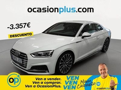 Usado Audi A5 S-Line 190 CV (139 kW) 2017 Blanco Coupe