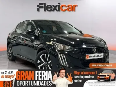 Usado Peugeot 208 Active 100 CV (73 kW) 2024 Negro Utilitario