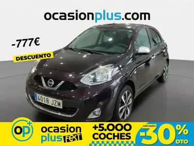 Używany Nissan Micra N-TEC 80 KM (58 kW) 2017 Czarny Sedan/Limuzyna