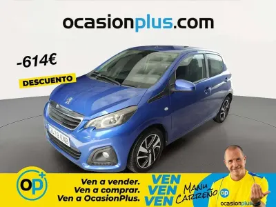 Usado Peugeot 108 Collection 72 CV (52 kW) 2018 Azul Utilitario
