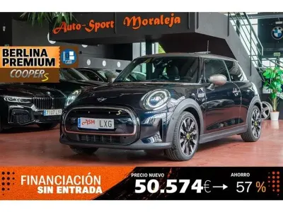 Usado Mini Cooper SE 135 kW (184 CV) 2022 Negro Utilitario
