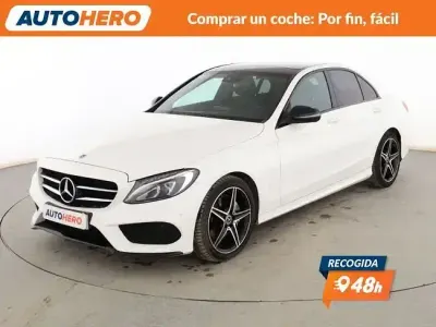 Occasion Mercedes C220 AMG line 194 PK (142 kW) 2018 Wit Sedan