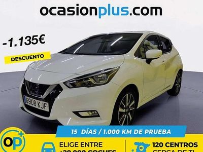 Usado Nissan Micra Acenta 71 CV (52 kW) 2018 Blanco Utilitario
