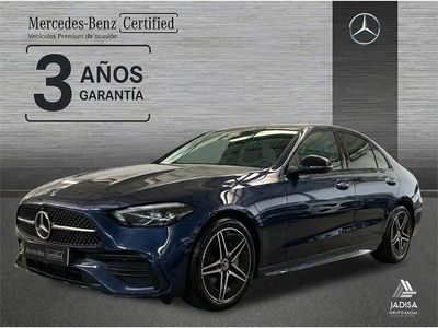 Usado Mercedes C200 AMG line 163 CV (119 kW) 2024 Azul sodalita Berlina